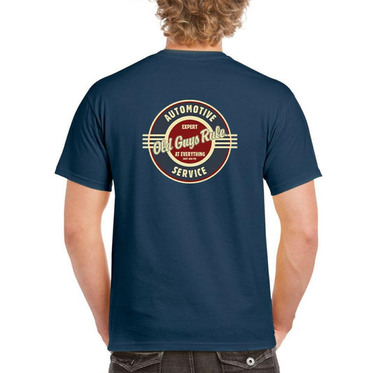 Auto Service T-Shirt by Old Guys Rules M Dusk Mens Tshirt by Old Guys Rule OGR | The Bloke Shop