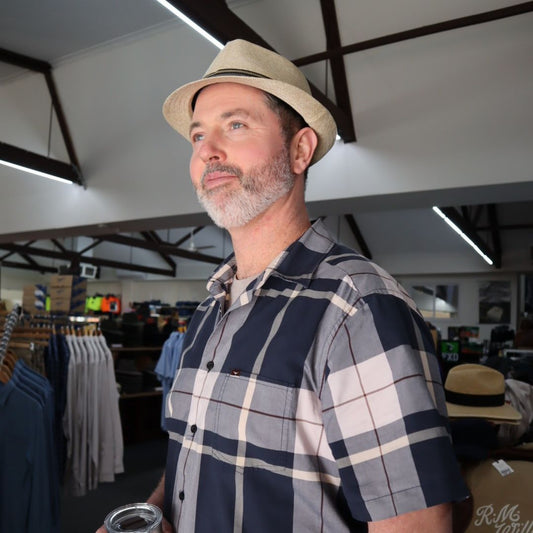 Avenel Doug Trilby Hat Hat Brim by Avenel Hats | The Bloke Shop