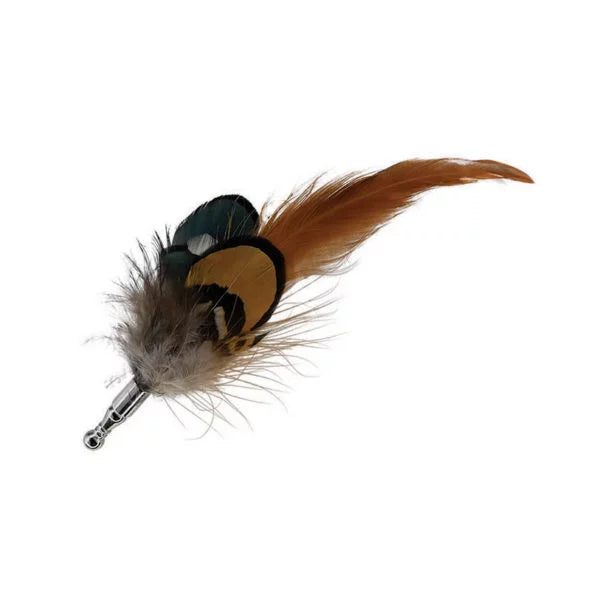 Avenel Genuine Feather Lapel Pin OS Nightingale Accessories by Avenel Hats | The Bloke Shop