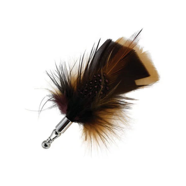 Avenel Genuine Feather Lapel Pin OS Turtle Dove Accessories by Avenel Hats | The Bloke Shop