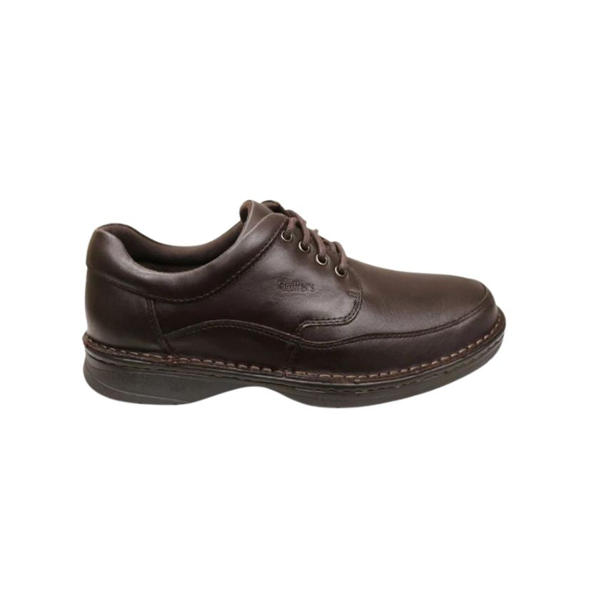 Award Lace-Up Comfort Walker - Black Mens Shoes by Slatters | The Bloke Shop