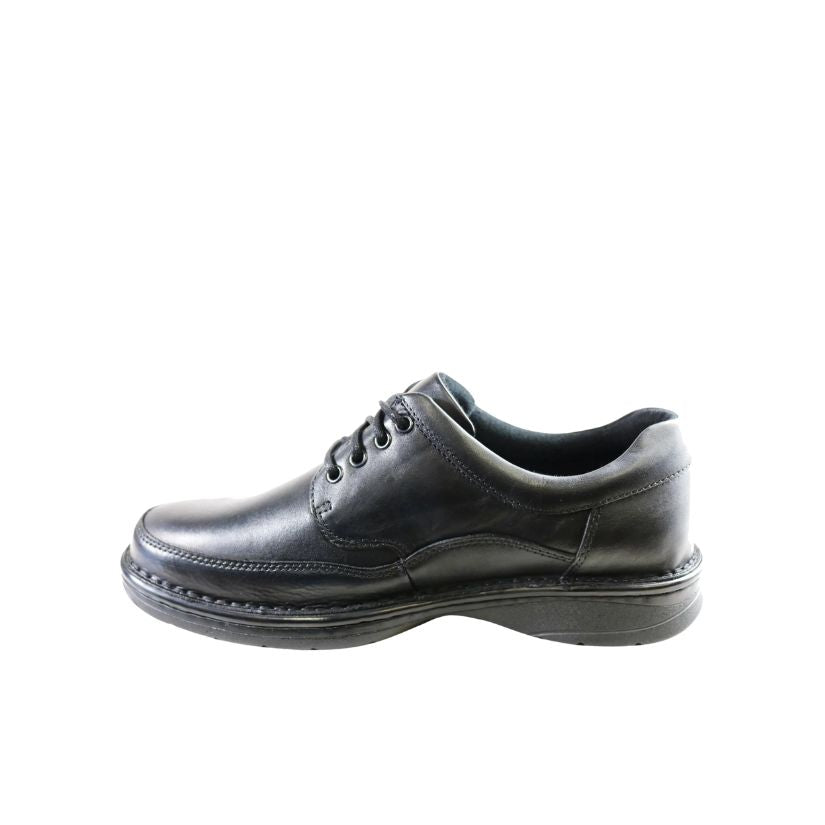 Award Lace-Up Comfort Walker - Black Mens Shoes by Slatters | The Bloke Shop