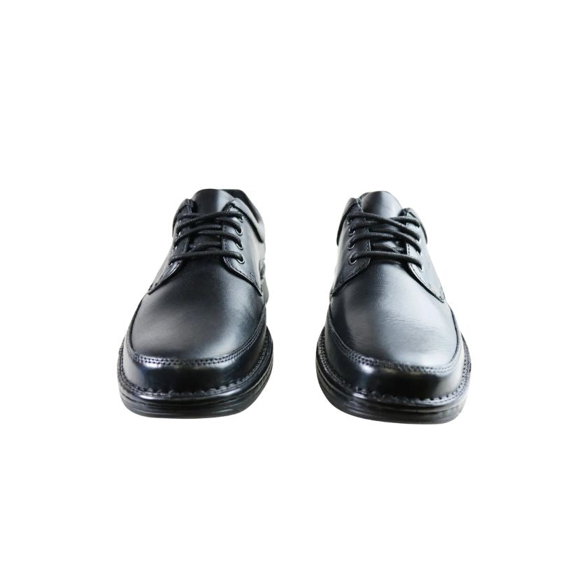 Award Lace-Up Comfort Walker - Black Mens Shoes by Slatters | The Bloke Shop