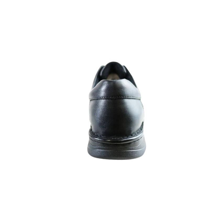 Award Lace-Up Comfort Walker - Black Mens Shoes by Slatters | The Bloke Shop