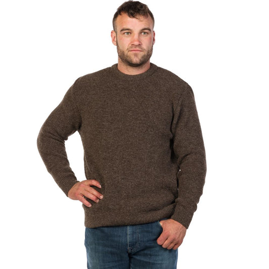 Backyard Possum Merino Crew Neck Jumper