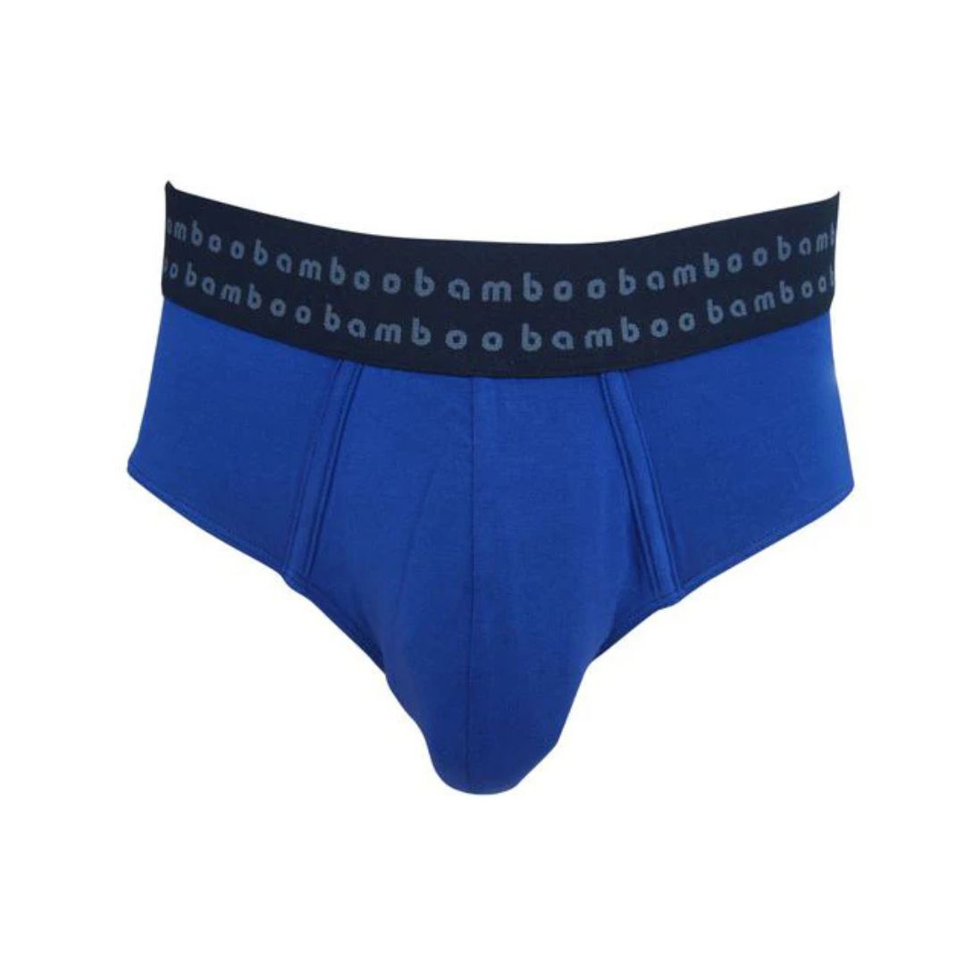 Bamboo Briefs 3XL Mid Blue Brief by Bamboo Textiles | The Bloke Shop