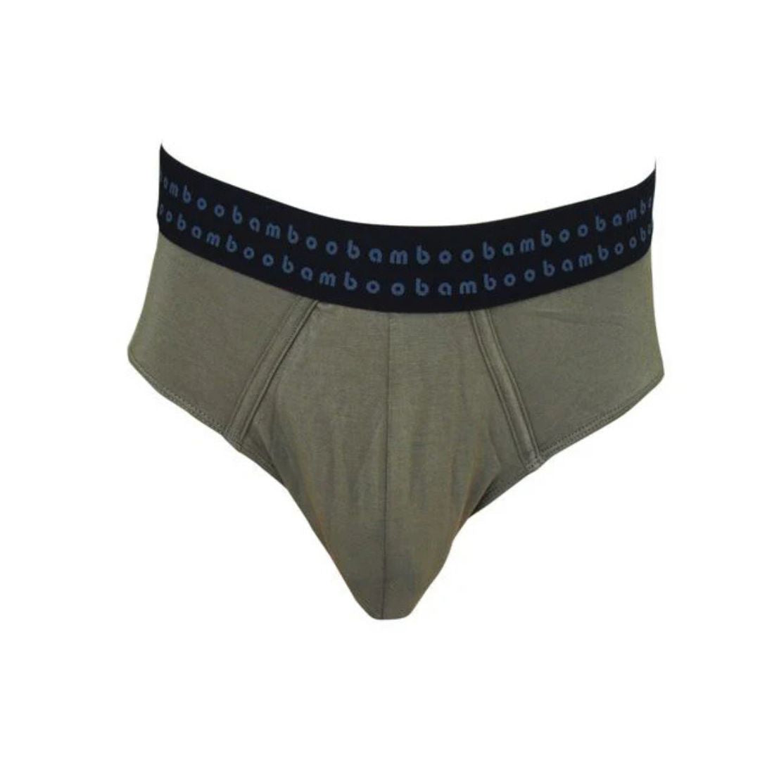 Bamboo Briefs 3XL Olive Brief by Bamboo Textiles | The Bloke Shop