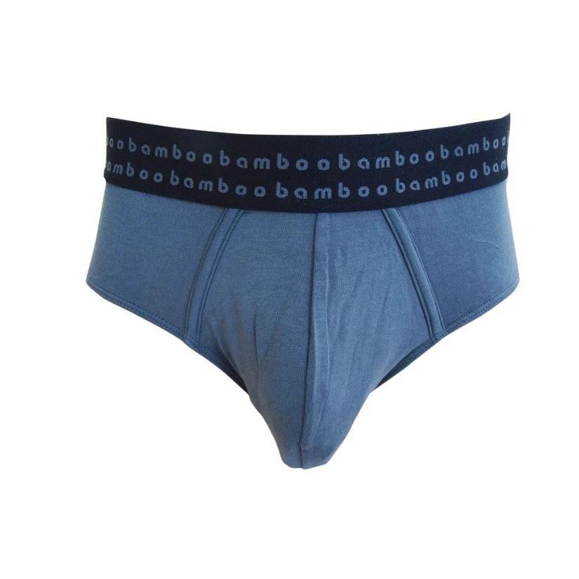 Bamboo Briefs M Slate Mens Underwear by Bamboo Textiles | The Bloke Shop