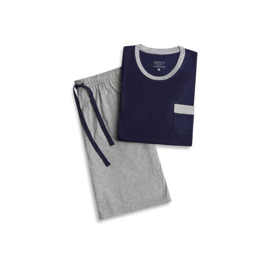 SS Bamboo J-Knit Set BLN 3XL Blue Mens Sleepwear by Contare | The Bloke Shop