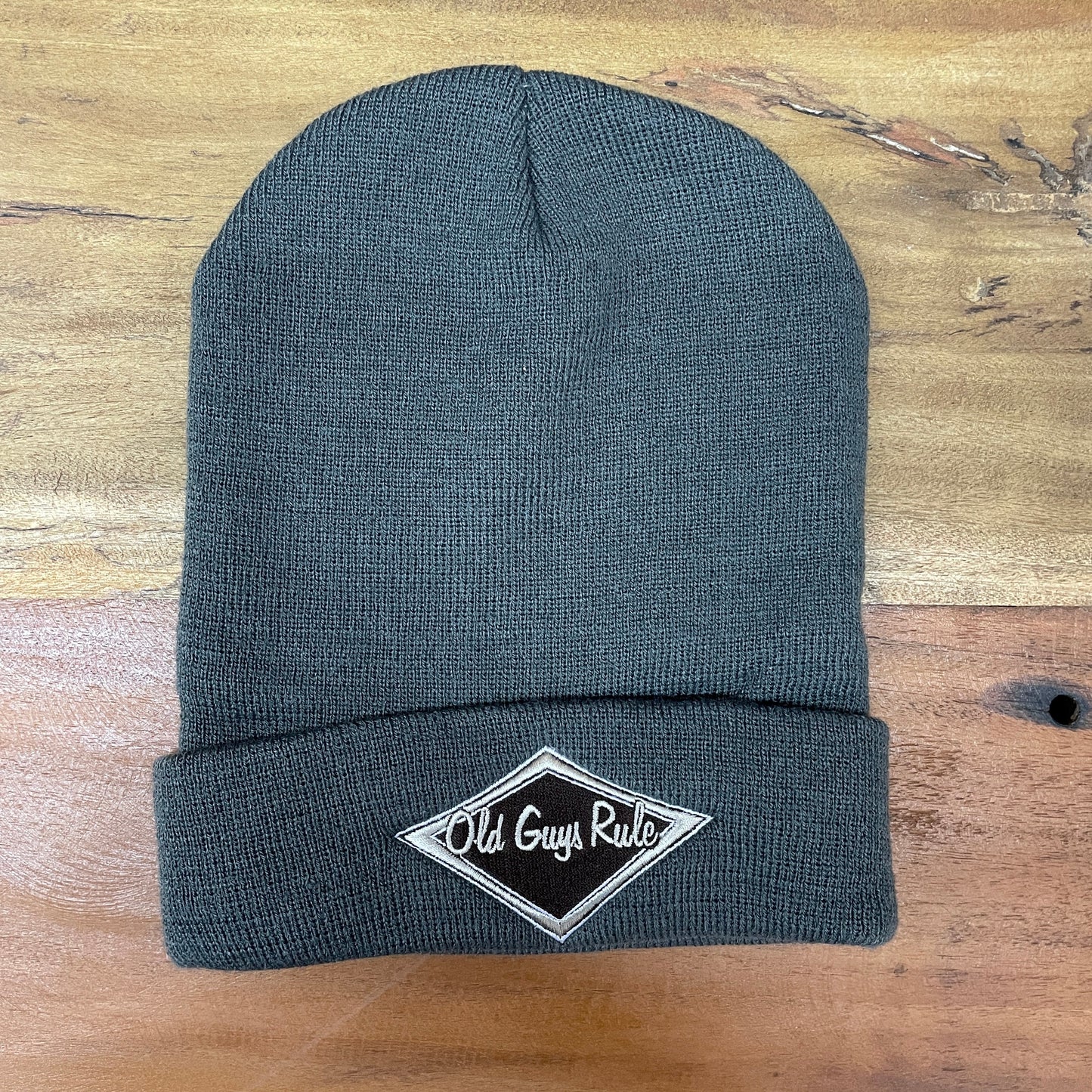 OGR Beanie Grey OS Grey Mens Hats by Old Guys Rule OGR | The Bloke Shop