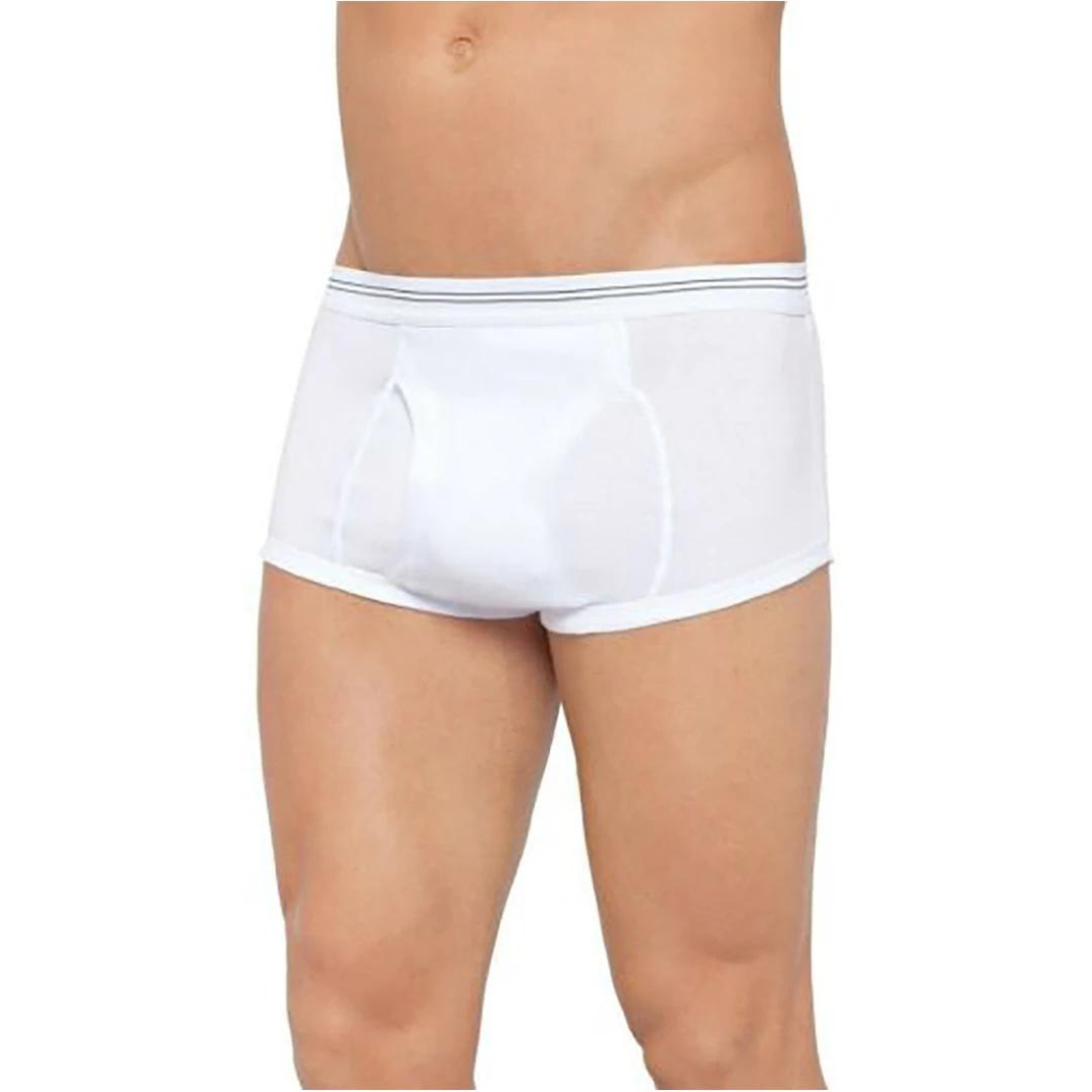 Bells Double Seat Brief White Mens Underwear by Holeproof | The Bloke Shop