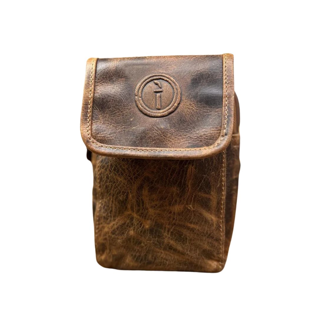 Belt Pouch M Crazy Horse Tan Accessories by Indepal | The Bloke Shop