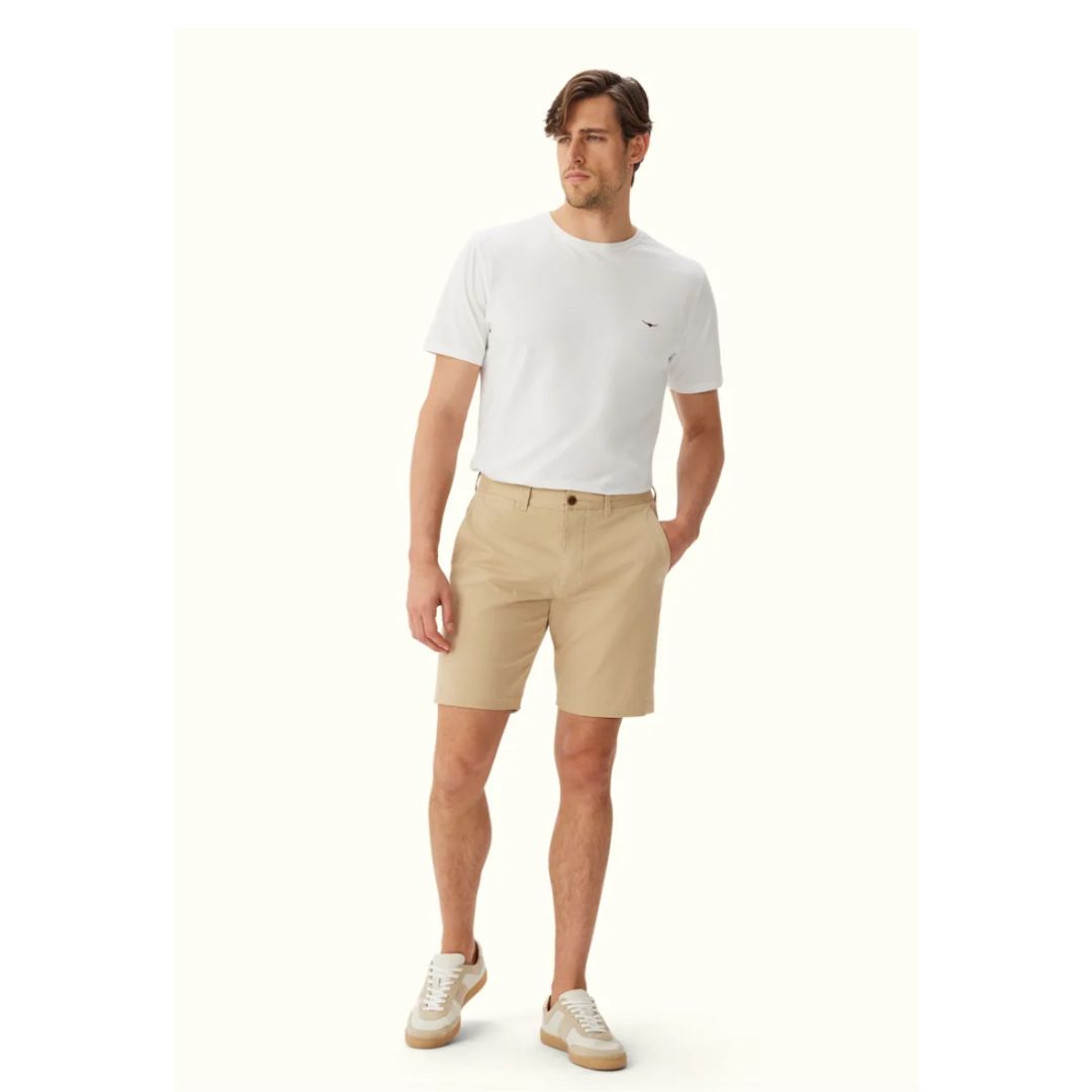 Berwick Chino Short Sand Short by RM Williams | The Bloke Shop