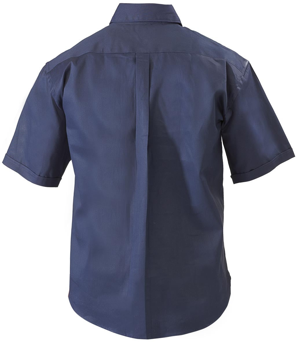 Bisley Original Cotton Drill Work Shirt - Short Sleeve Workwear by Bisley | The Bloke Shop