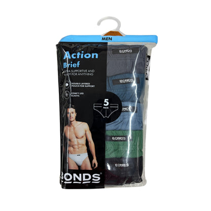 Bonds 5 Pack Cotton Action Briefs