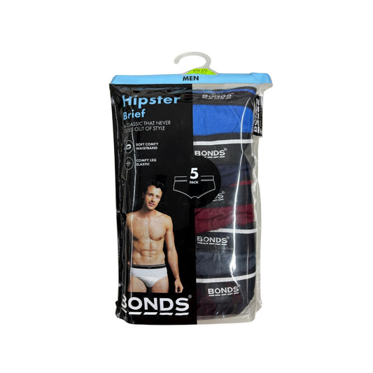 Bonds 5 Pack Hipster Briefs