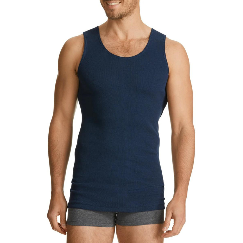 Bonds Chesty Bond Singlet M Navy Mens Underwear by Bonds | The Bloke Shop