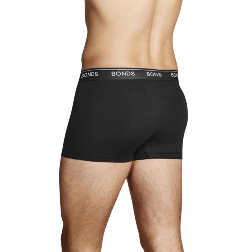 Bonds Guyfront Trunks Black Mens Underwear by Bonds | The Bloke Shop