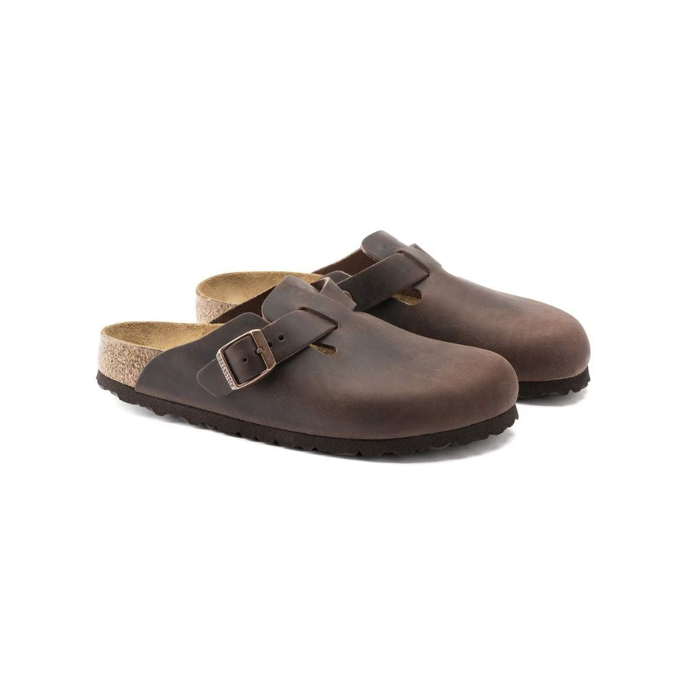 Boston Oiled Leather Clog - Regular Fit