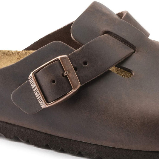 Boston Oiled Leather Clog - Regular Fit