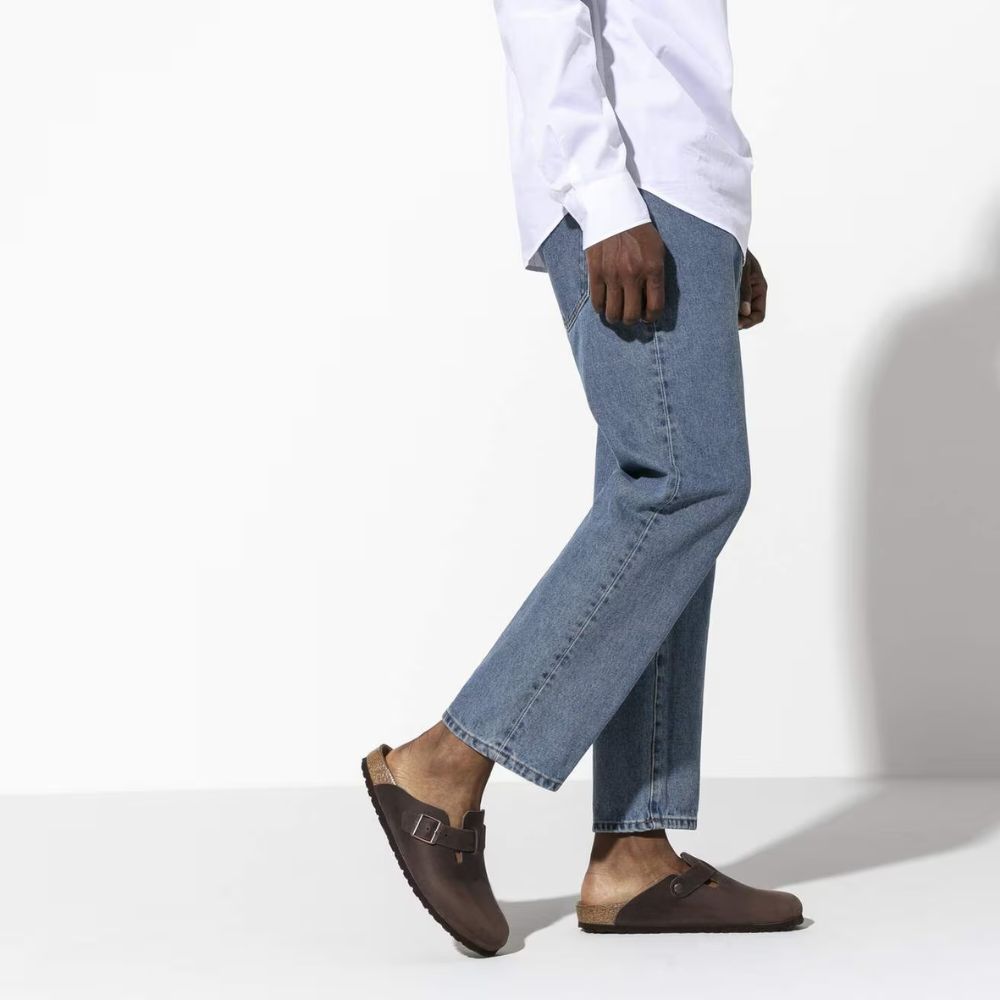Boston Oiled Leather Clog - Regular Fit