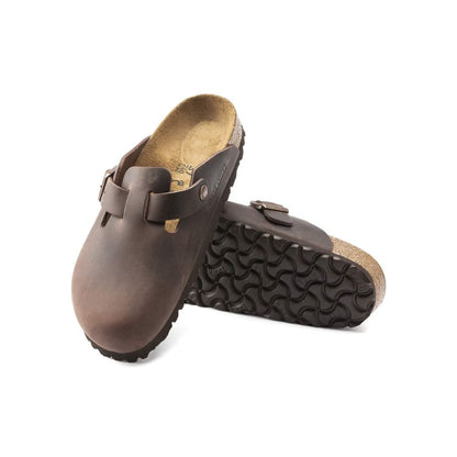 Boston Oiled Leather Clog - Regular Fit