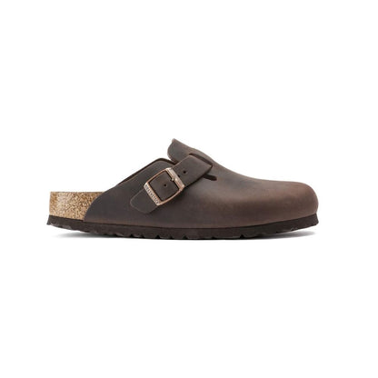 Boston Oiled Leather Clog - Regular Fit