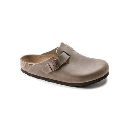 Boston Oiled Leather Clog - Regular Fit