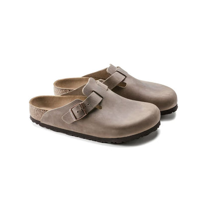Boston Oiled Leather Clog - Regular Fit