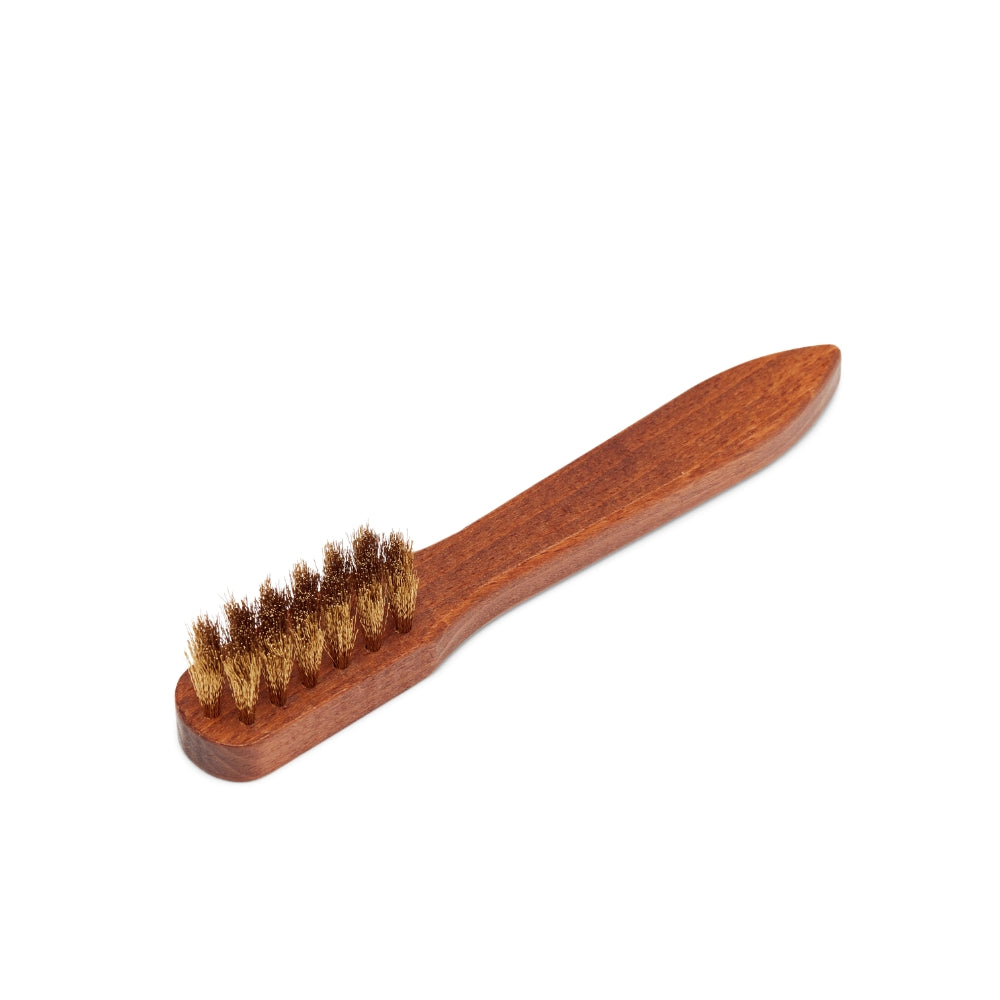 Brass Bristle Suede Brush