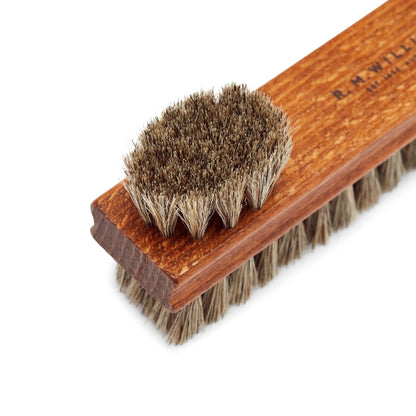 Brass Bristle Suede Brush
