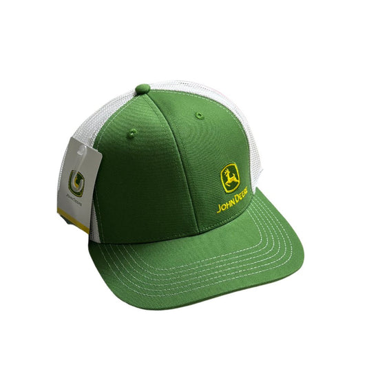 Cap Trademark Logo OS Green/White Mens Hats by John Deere | The Bloke Shop