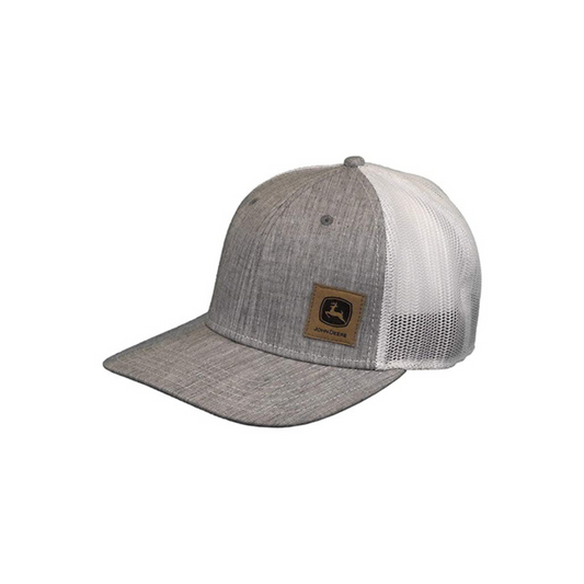 Twill/Mesh Cap Grey OS Grey Mens Hats by John Deere | The Bloke Shop