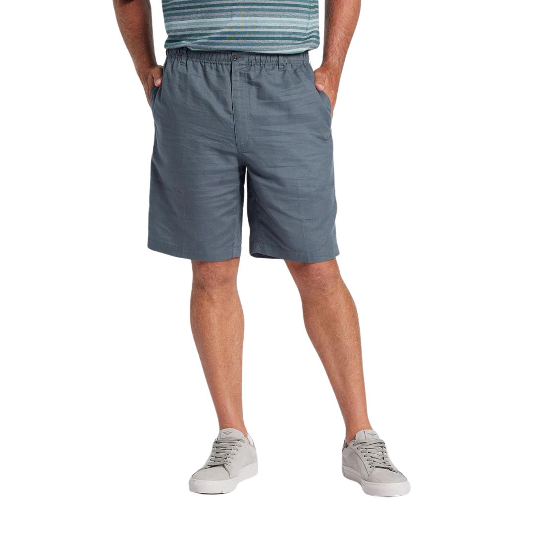 Cary Linen Short 102 Submerged Mens Shorts by Breakaway | The Bloke Shop