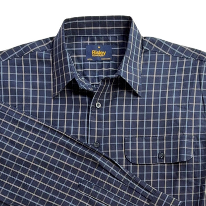 Causal Cotton Check Long Sleeve Shirt S26