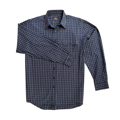 Causal Cotton Check Long Sleeve Shirt S26
