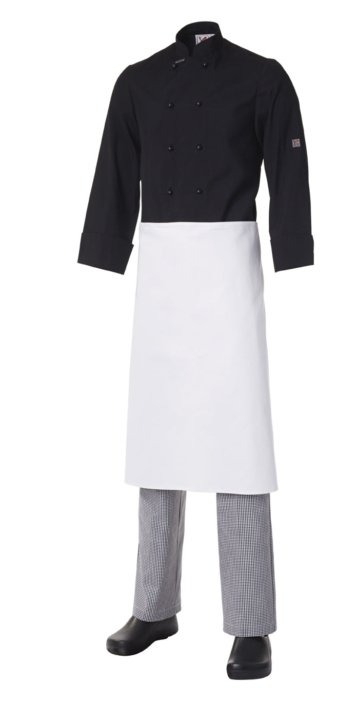 Chef Club Medium Apron - No Pocket M White Chefwear by Chef Club | The Bloke Shop