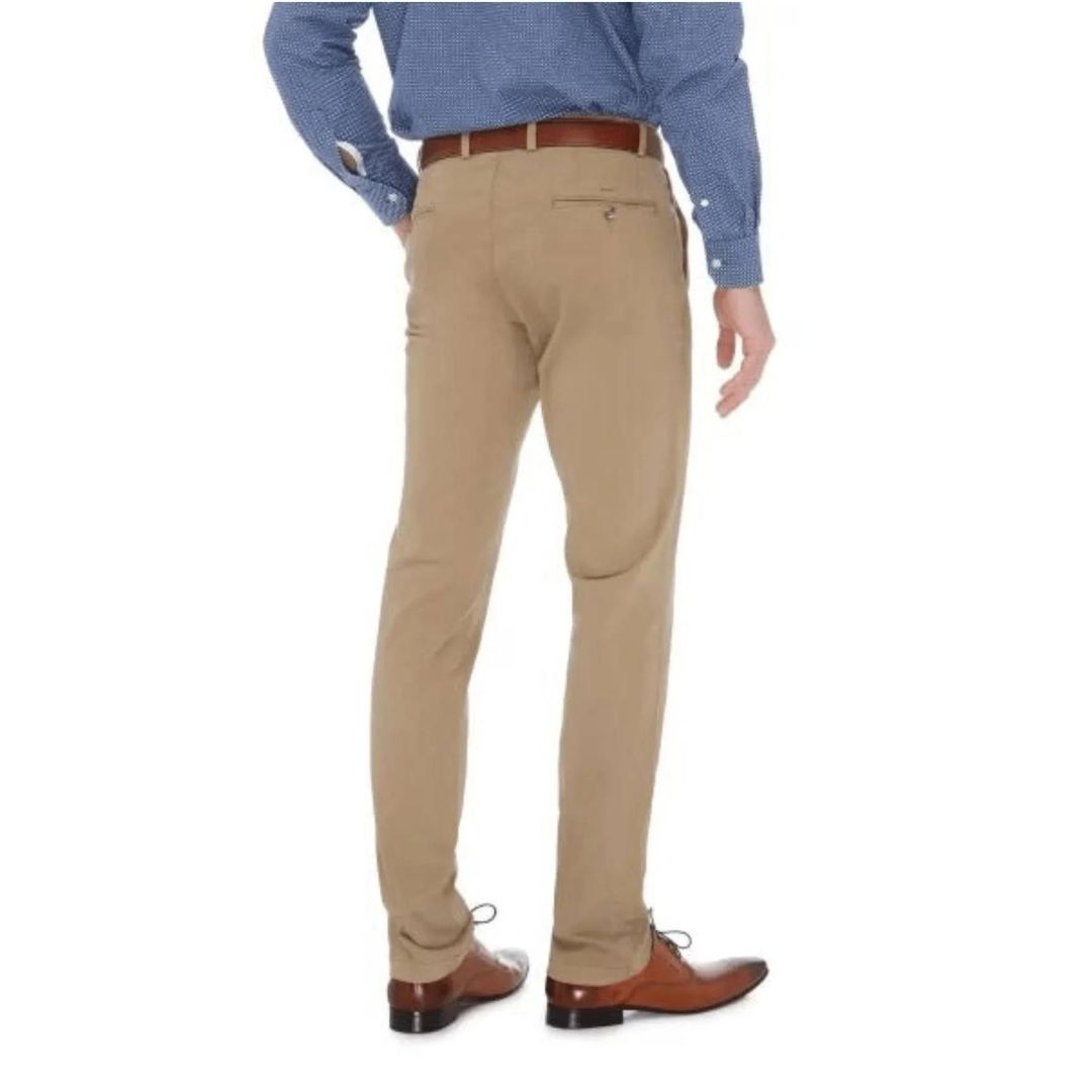 City Club Breeze Edusa Chino Tan Mens Pants by City Club | The Bloke Shop