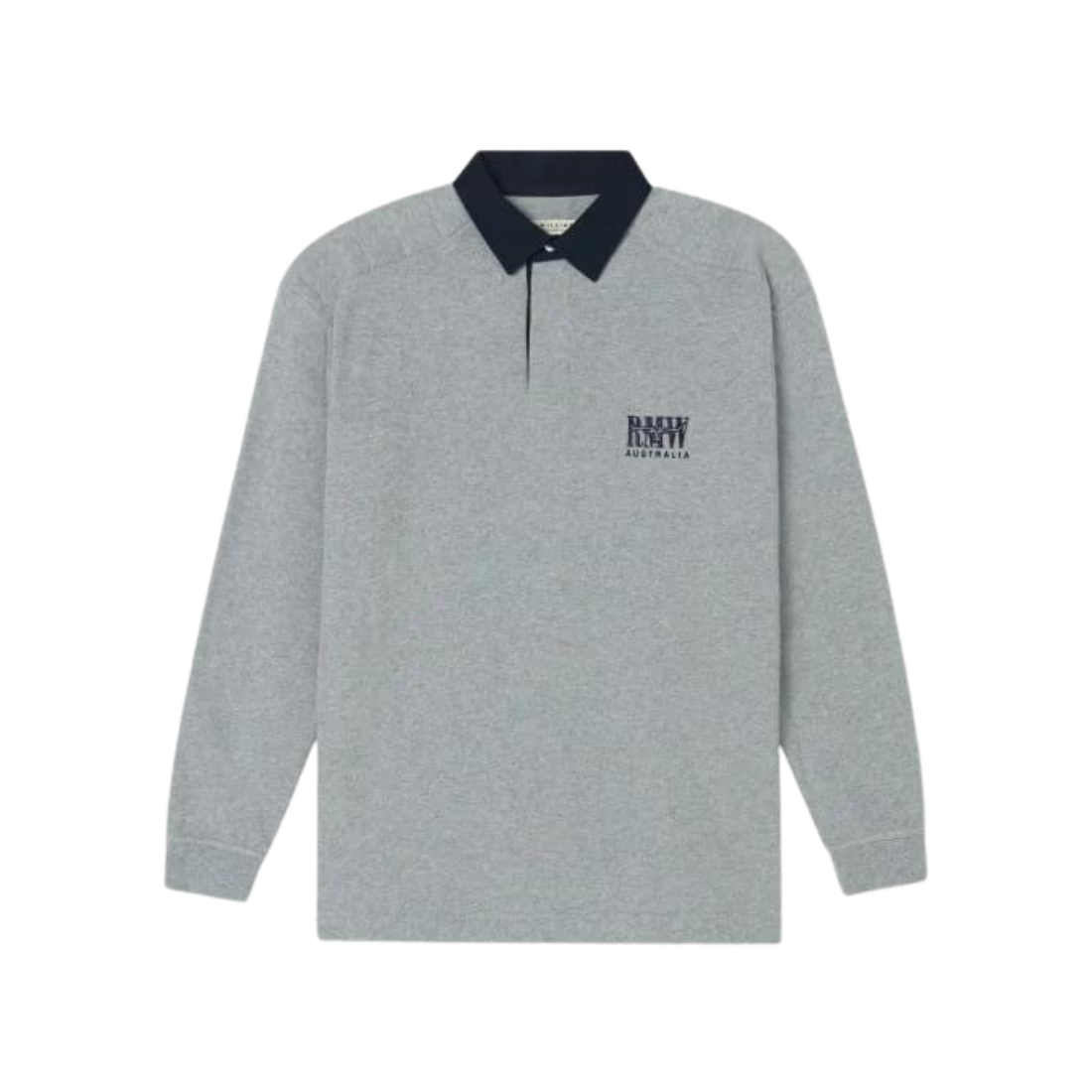 Classic RMW Rugby by RM Williams 3XL Grey/Navy Rugby by RM Williams | The Bloke Shop