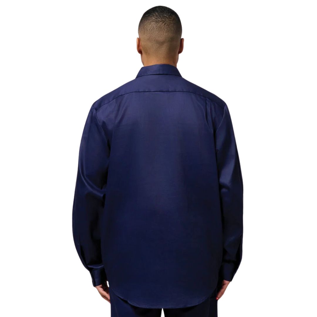 Closed Front Cotton Drill Work Shirt - Long Sleeve Workwear by Yakka Workwear | The Bloke Shop