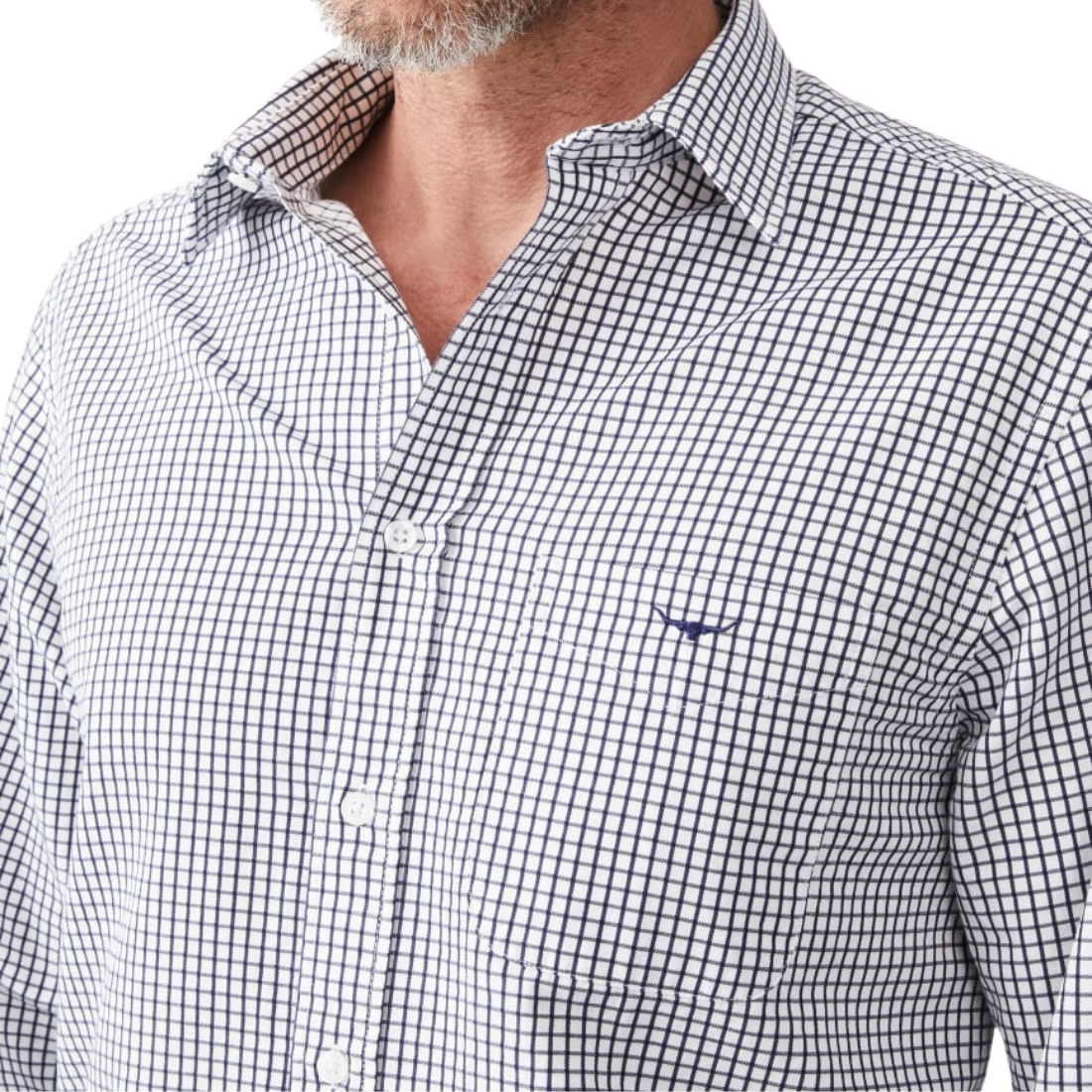 Collins Shirt Classic Fit Shirt LS by RM Williams | The Bloke Shop