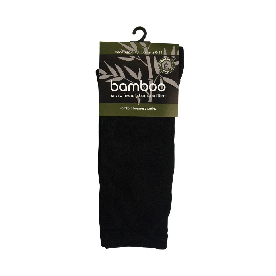 Comfort Business Bamboo Socks M Black Mens Socks by Bamboo Textiles | The Bloke Shop