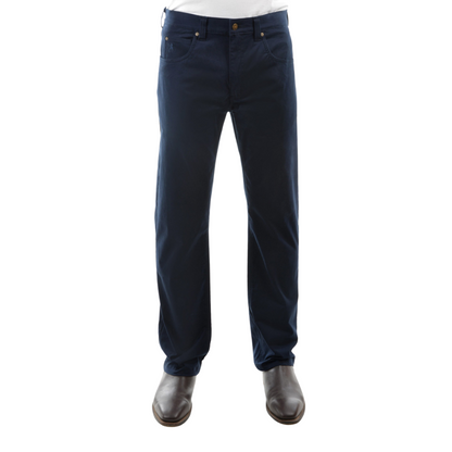 Comfort Waist Classic Moleskins Reg Leg 32 Navy Menswear Fashion - Mature by Thomas Cook | The Bloke Shop