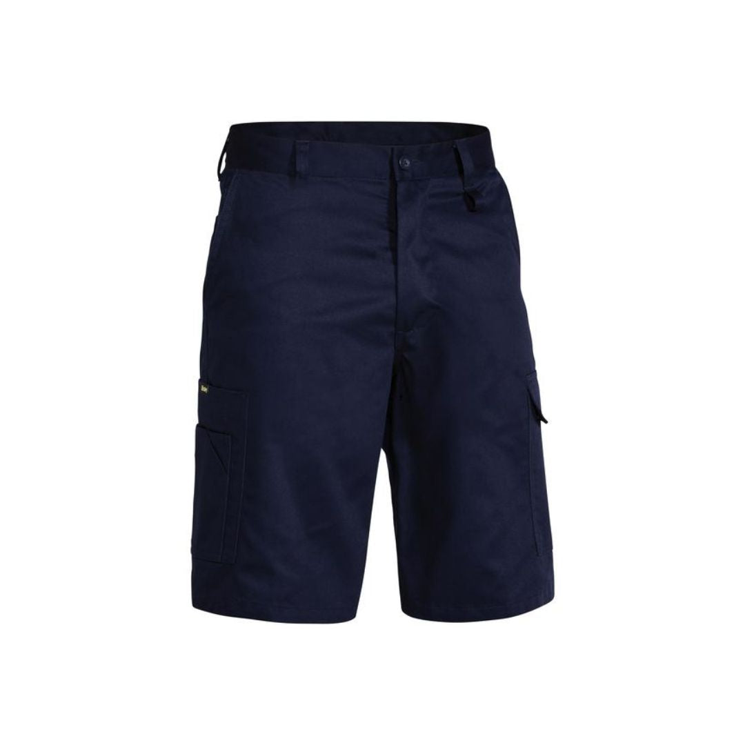 Cool Lightweight Utility Short 102R Navy Workwear by Bisley | The Bloke Shop