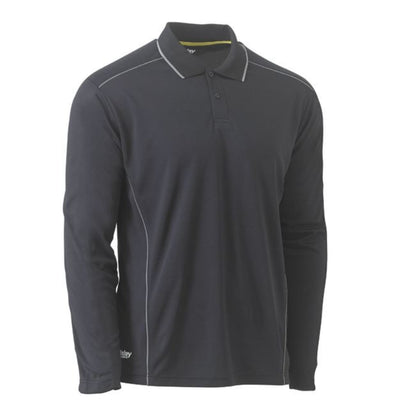Cool Mesh Polo with Reflective Piping
