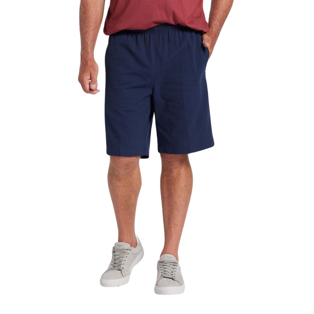 Cotton Crinkle Shorts 102 Ink Mens Shorts by Breakaway | The Bloke Shop