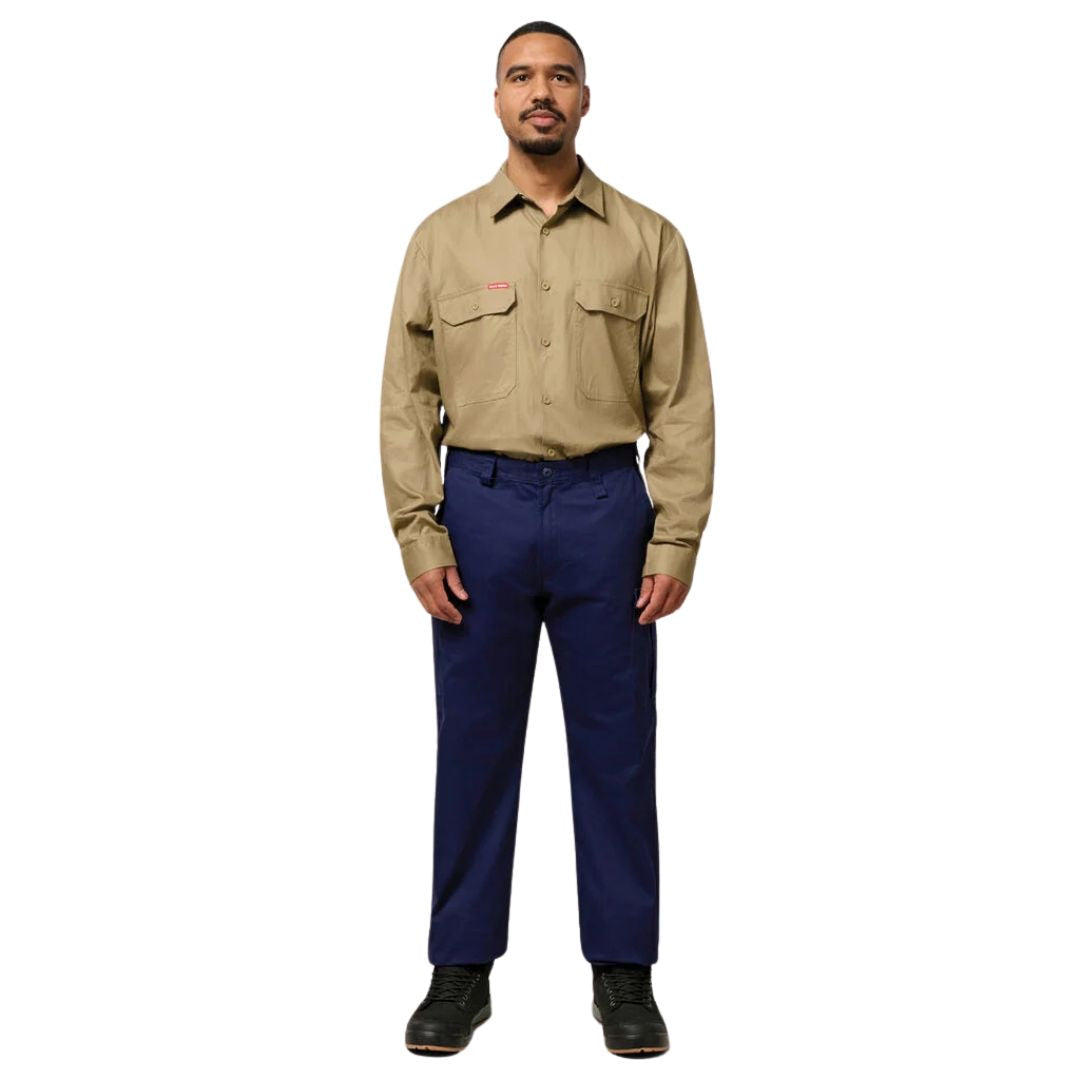 Cotton Drill Long Sleeve Work Shirt