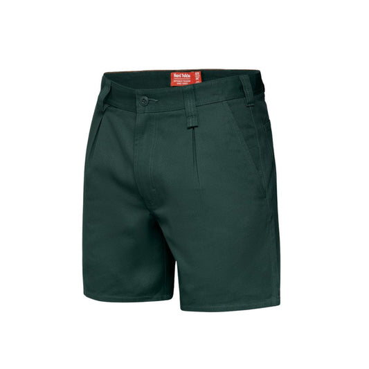 Cotton Drill Short With Belt Loops 102R Khaki Workwear by Yakka Workwear | The Bloke Shop