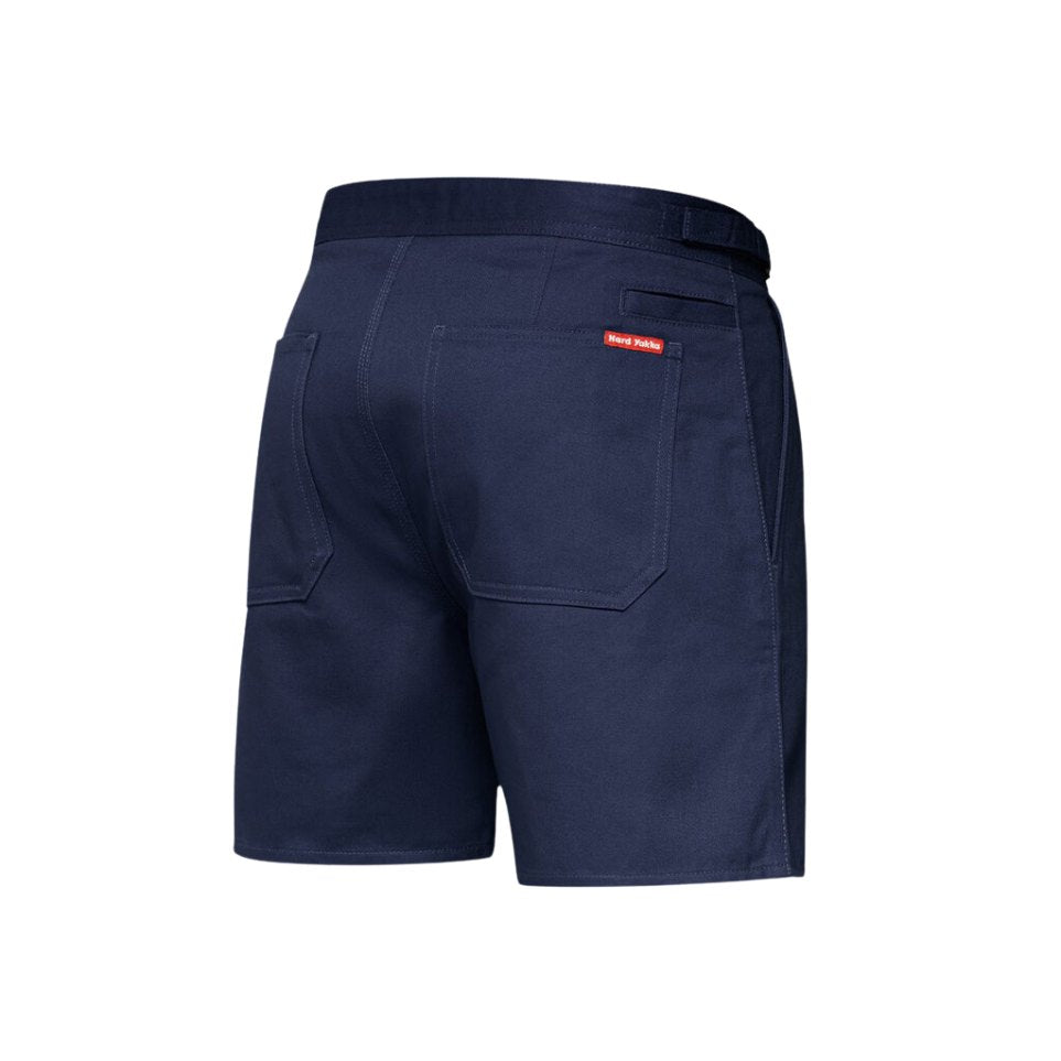 Cotton Drill Short With Side Tabs Workwear by Yakka Workwear | The Bloke Shop