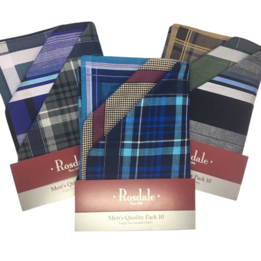 Cotton Hankerchief - 10 Pack